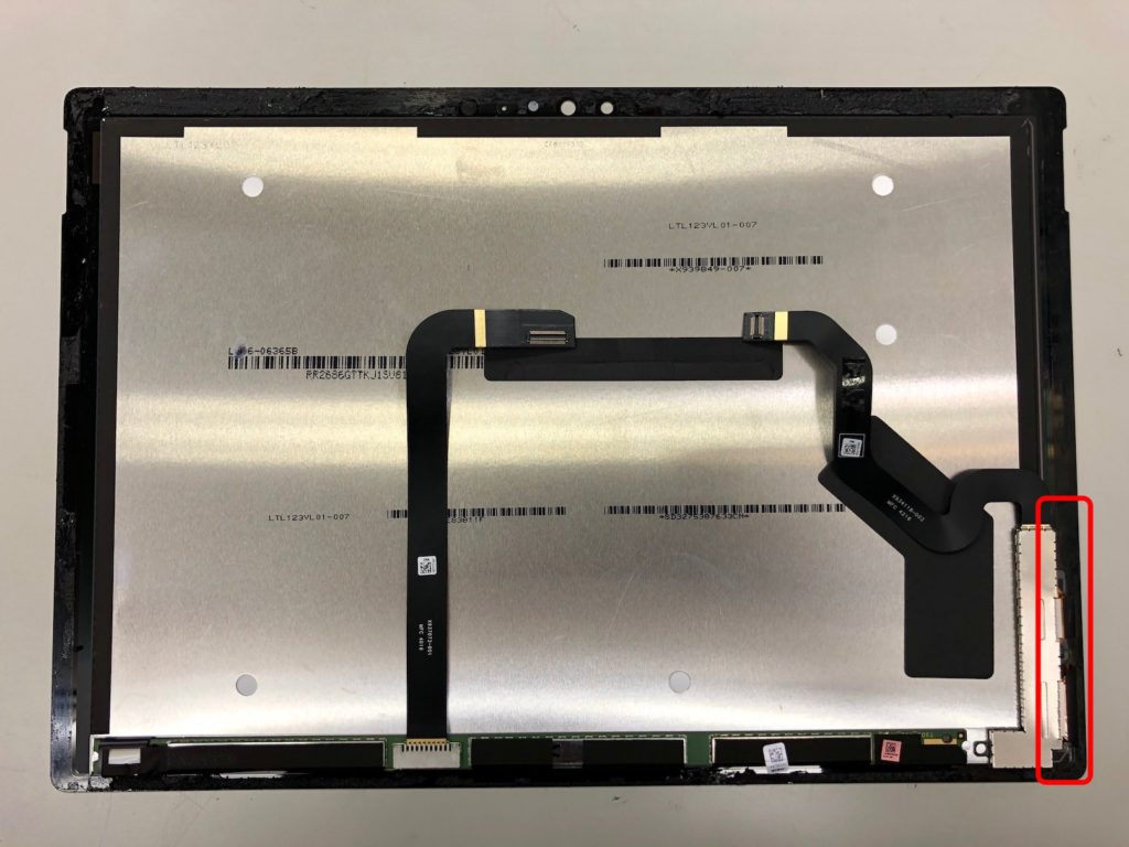 surface pro4 液晶内部